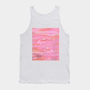 Perfection of Love is Imperfect Fishes Funny Valentines Day Tank Top